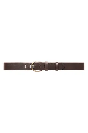 15862 Jeans belt | Dark Brown | Bælte fra Depeche