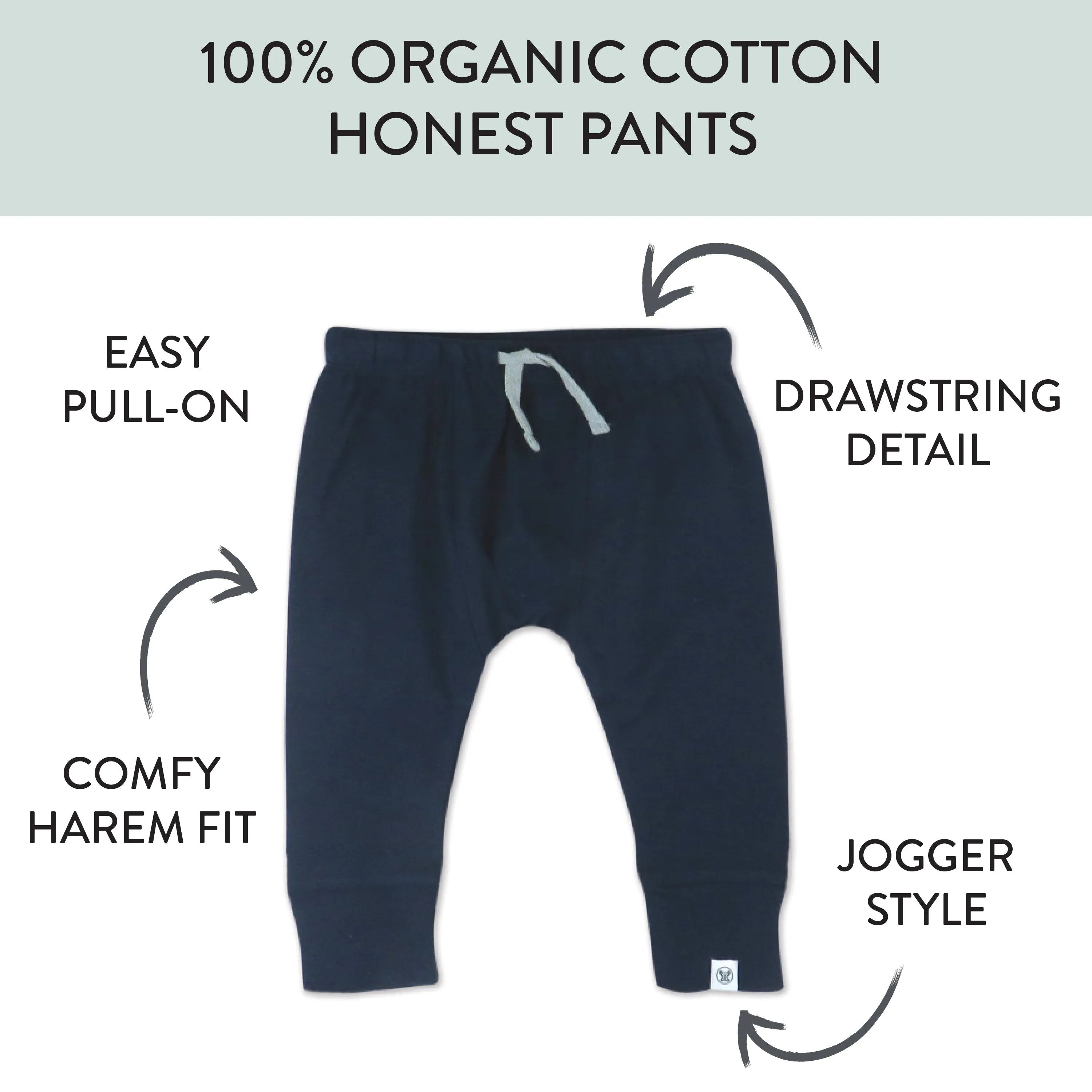 2-Pack Organic Cotton Honest Pants