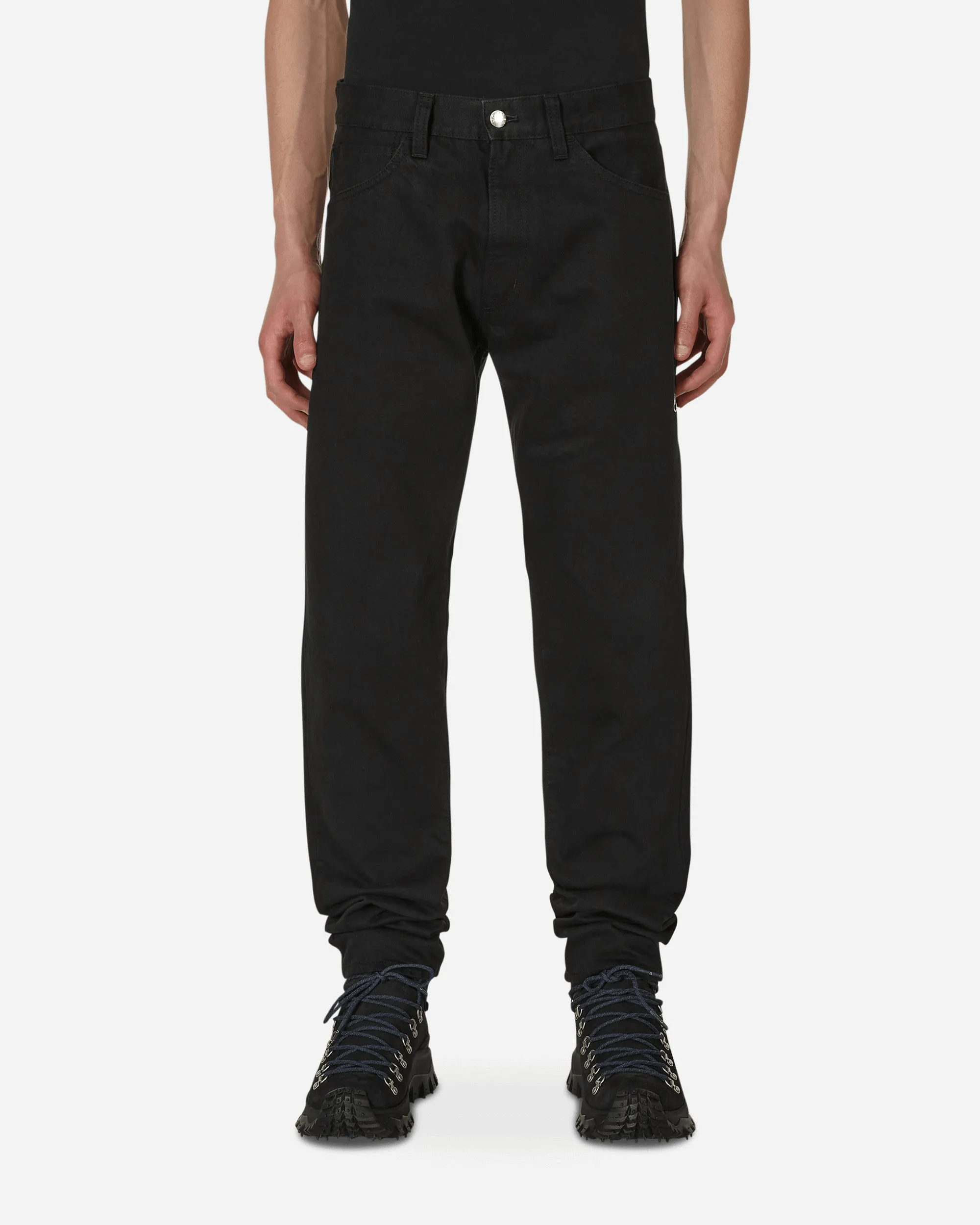 7 Moncler FRGMT Hiroshi Fujiwara Black Wash Jeans Black