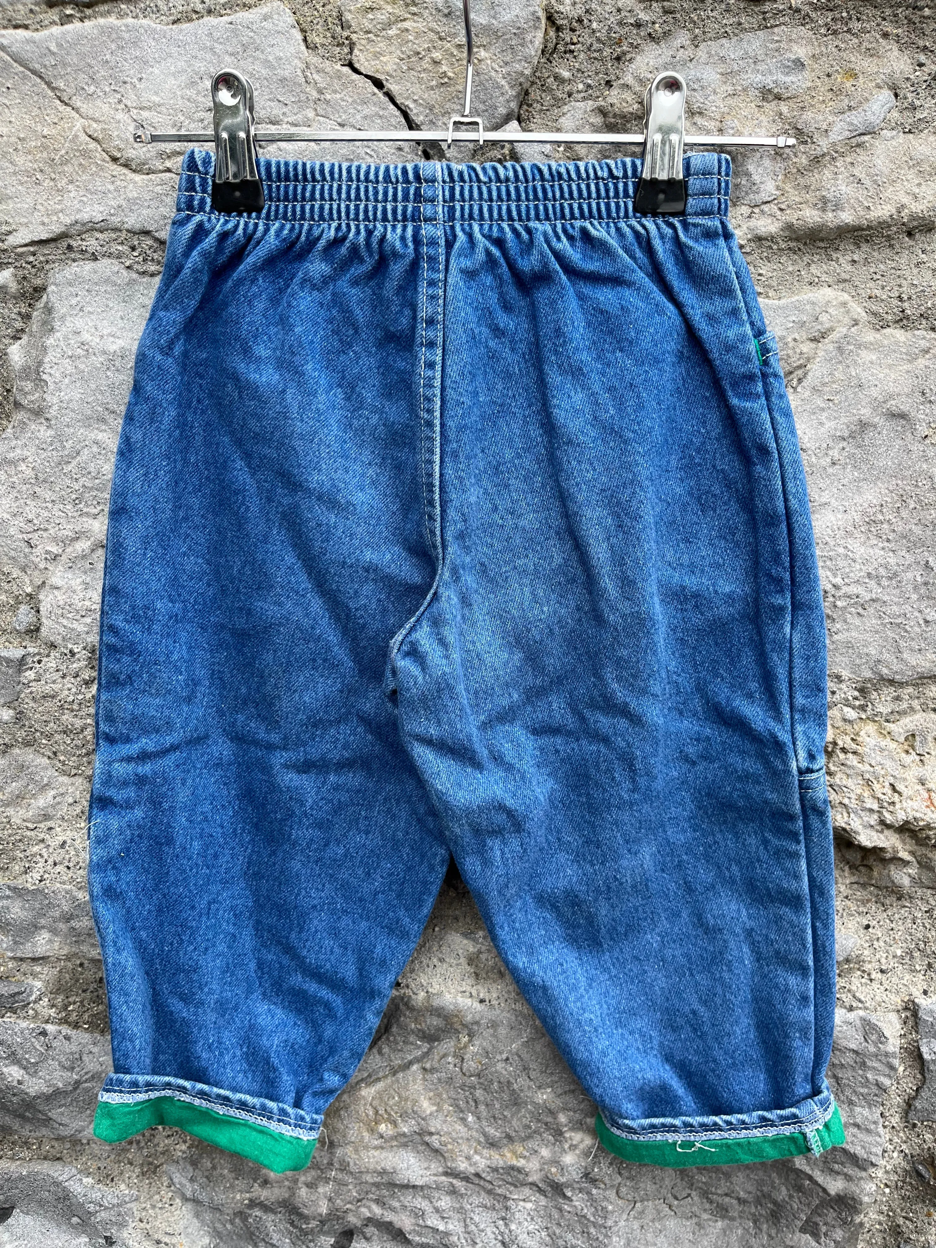 80s lined mum jeans 12-18m (80-86cm)