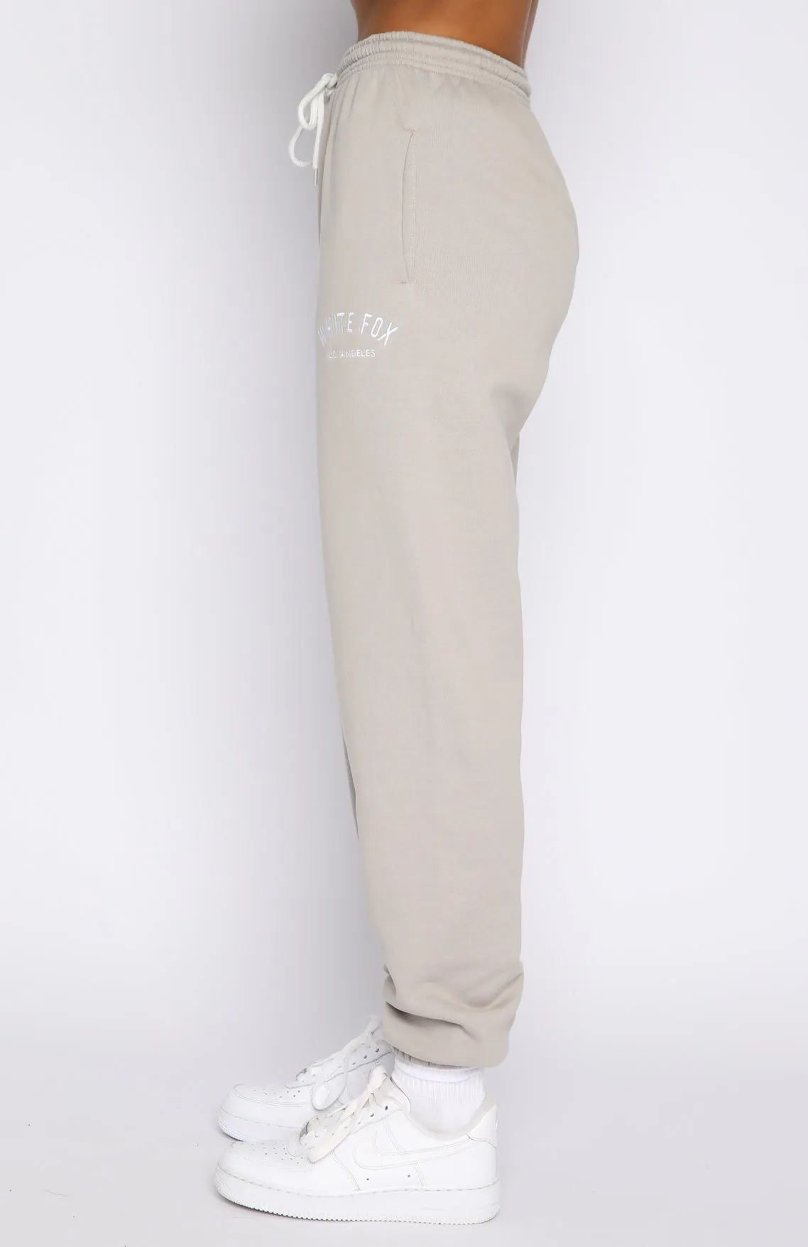 About That Time Sweatpants Taupe