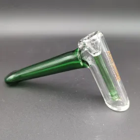 Amsterdam Glass Thick Hammer Bubbler Green