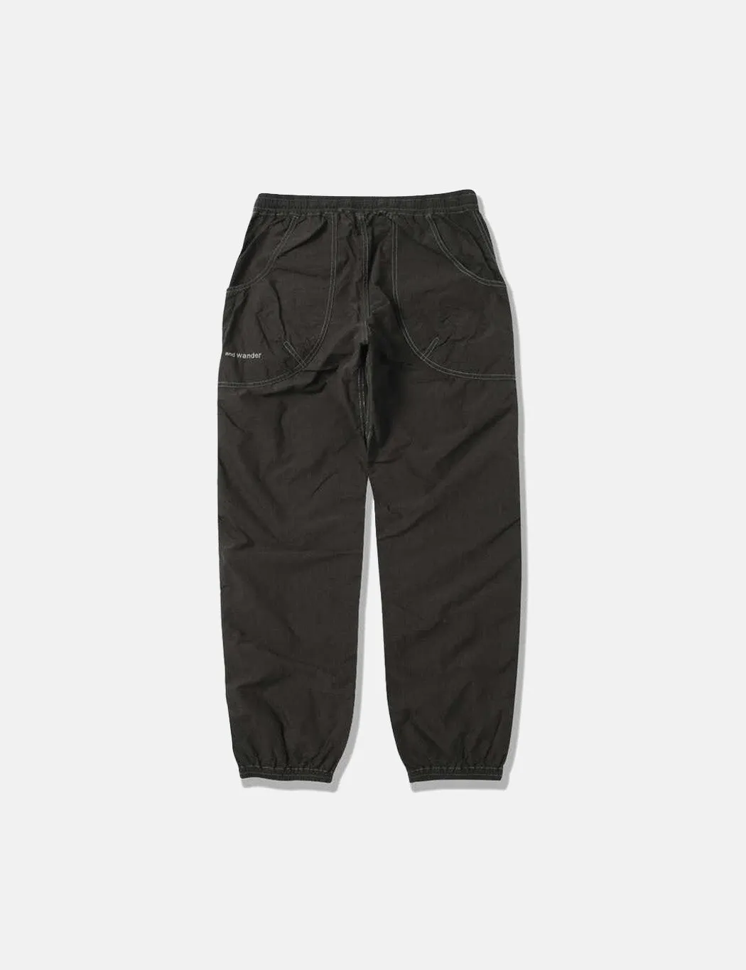 And Wander Cordura Cotton Rip Pants - Black