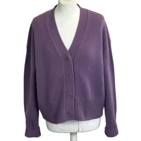 Arch4 £635 Wisteria Thick Cashmere Boxy Cardigan S