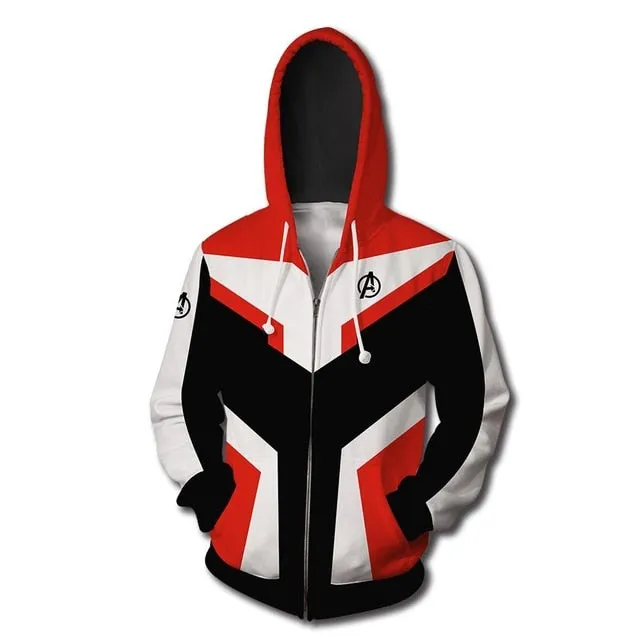 Avengers Endgame 4 Quantum Realm 3D Print Hoodies Men women Fitness Pullover Sweatshirts Coat Cosplay Costume Streetwear