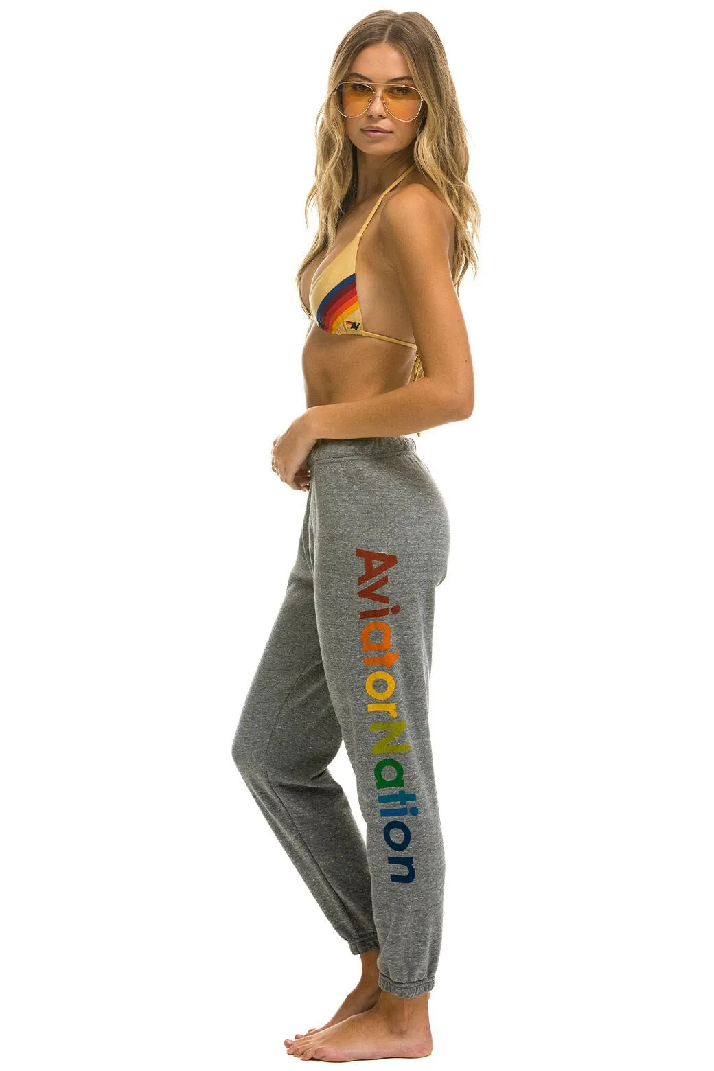 AVIATOR NATION HAMPTONS SWEATPANTS - HEATHER