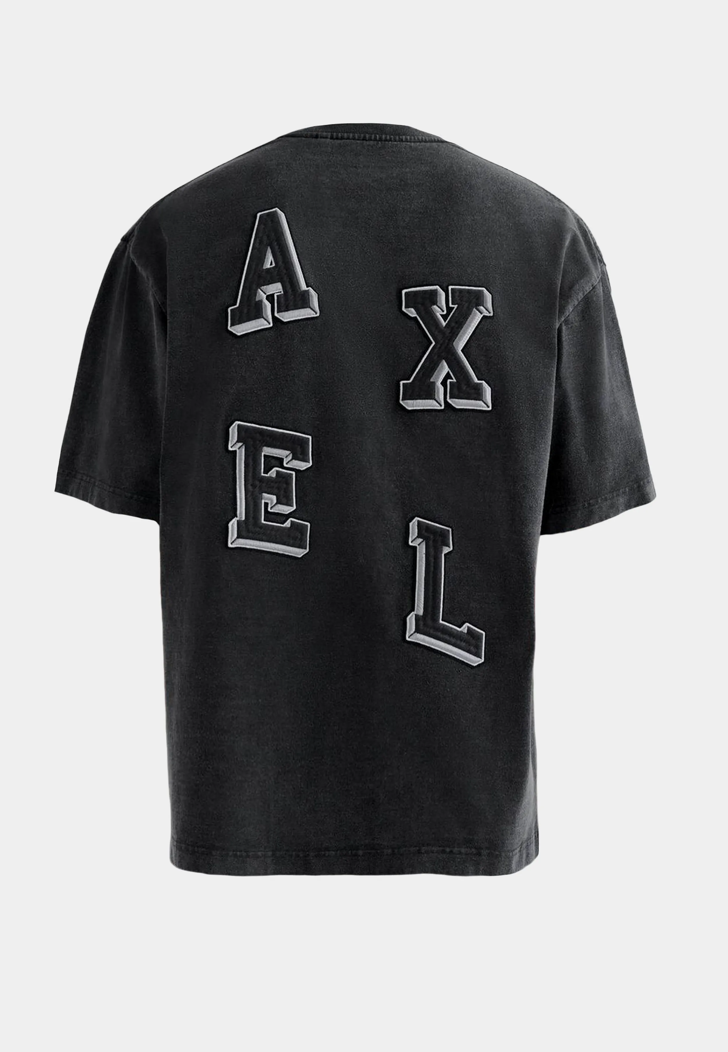 Axel Arigato Typo Embroidered T-Shirt Black