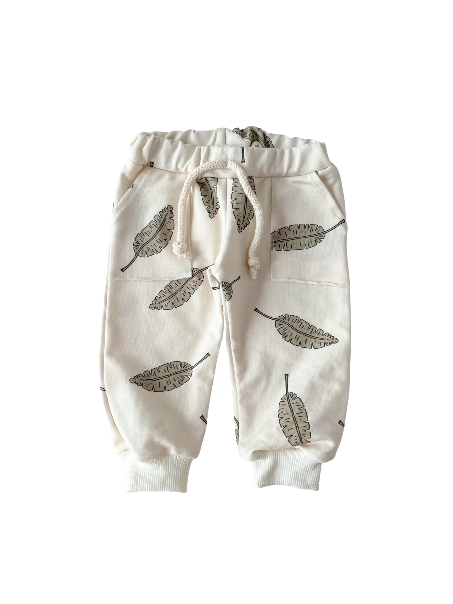 Baby sweatpants / leaves