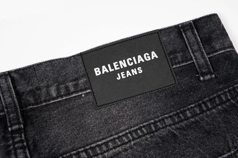 Balenciaga Men's Relaxed Jeans in Black