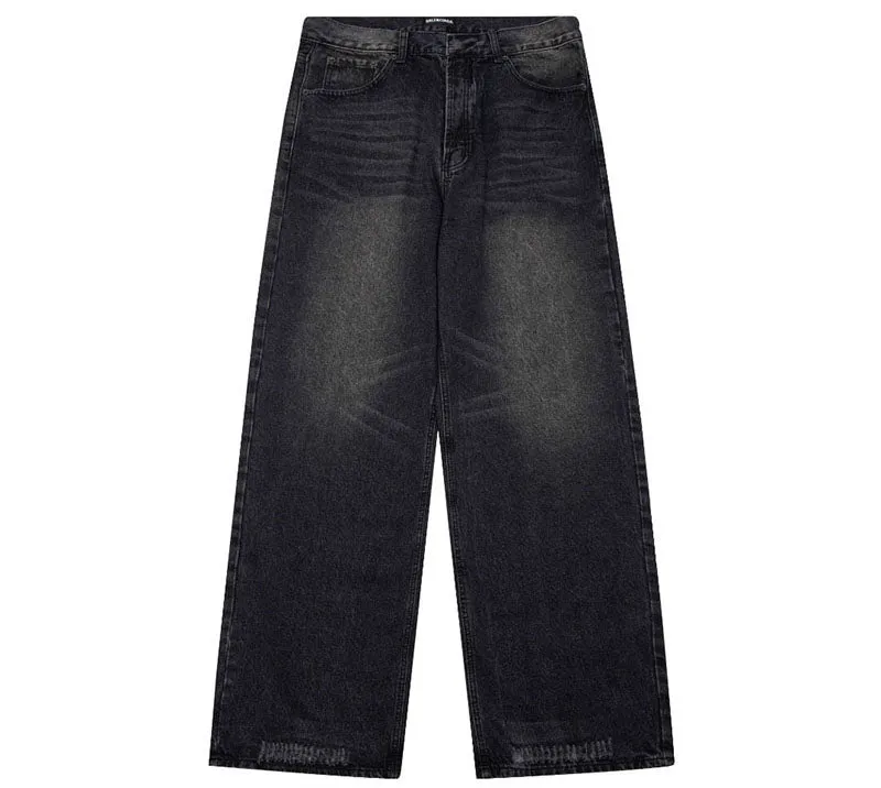 Balenciaga Men's Relaxed Jeans in Black