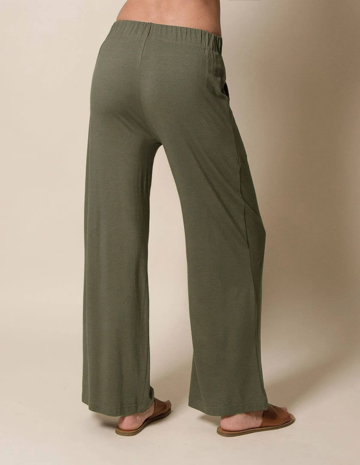 Bamboo / Organic Cotton Flowy Pants - As-Is-Clearance - Large Only