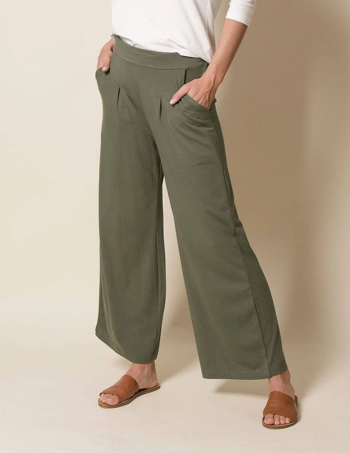 Bamboo / Organic Cotton Flowy Pants - As-Is-Clearance - Large Only