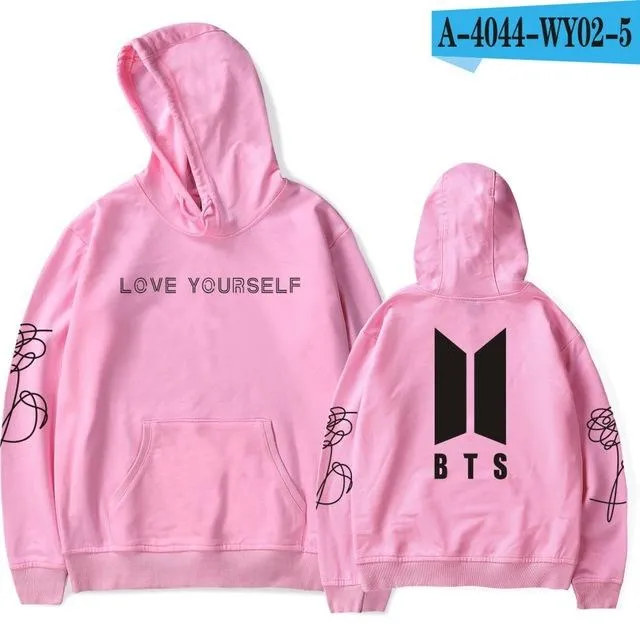 Bangtan Boys Fashion Women and Men Love Yourself Harajuku Cap Sweatshirt