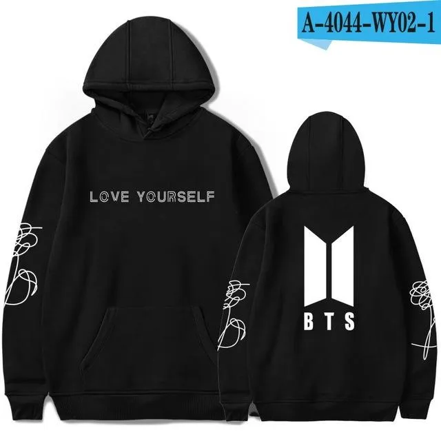 Bangtan Boys Fashion Women and Men Love Yourself Harajuku Cap Sweatshirt