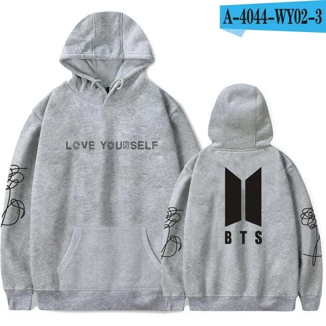 Bangtan Boys Fashion Women and Men Love Yourself Harajuku Cap Sweatshirt