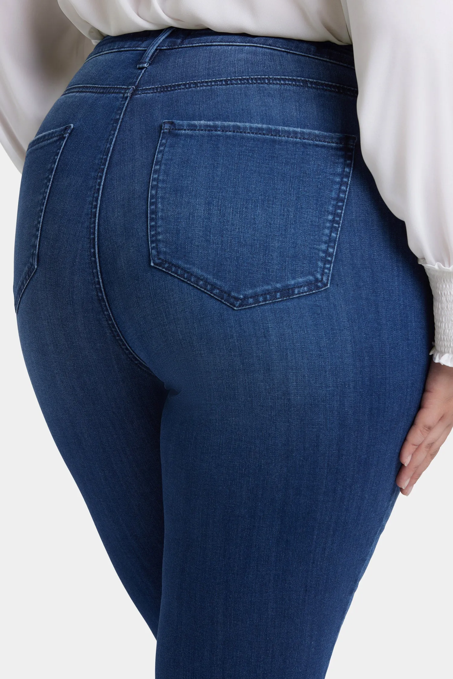 Billie Mini Bootcut Jeans In Plus Size - Moonlight