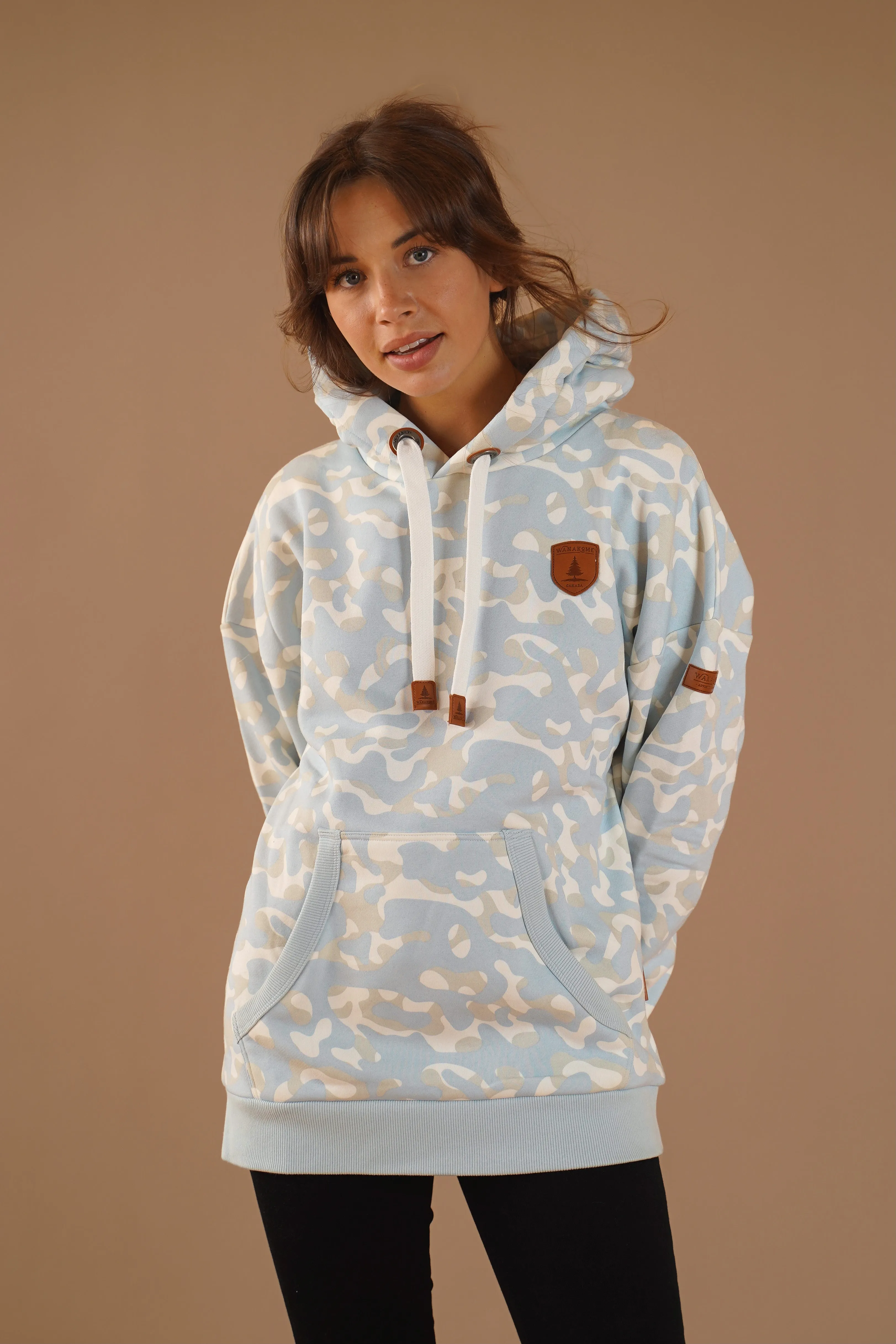 Billie Print Sky Blue Camo Hoodie