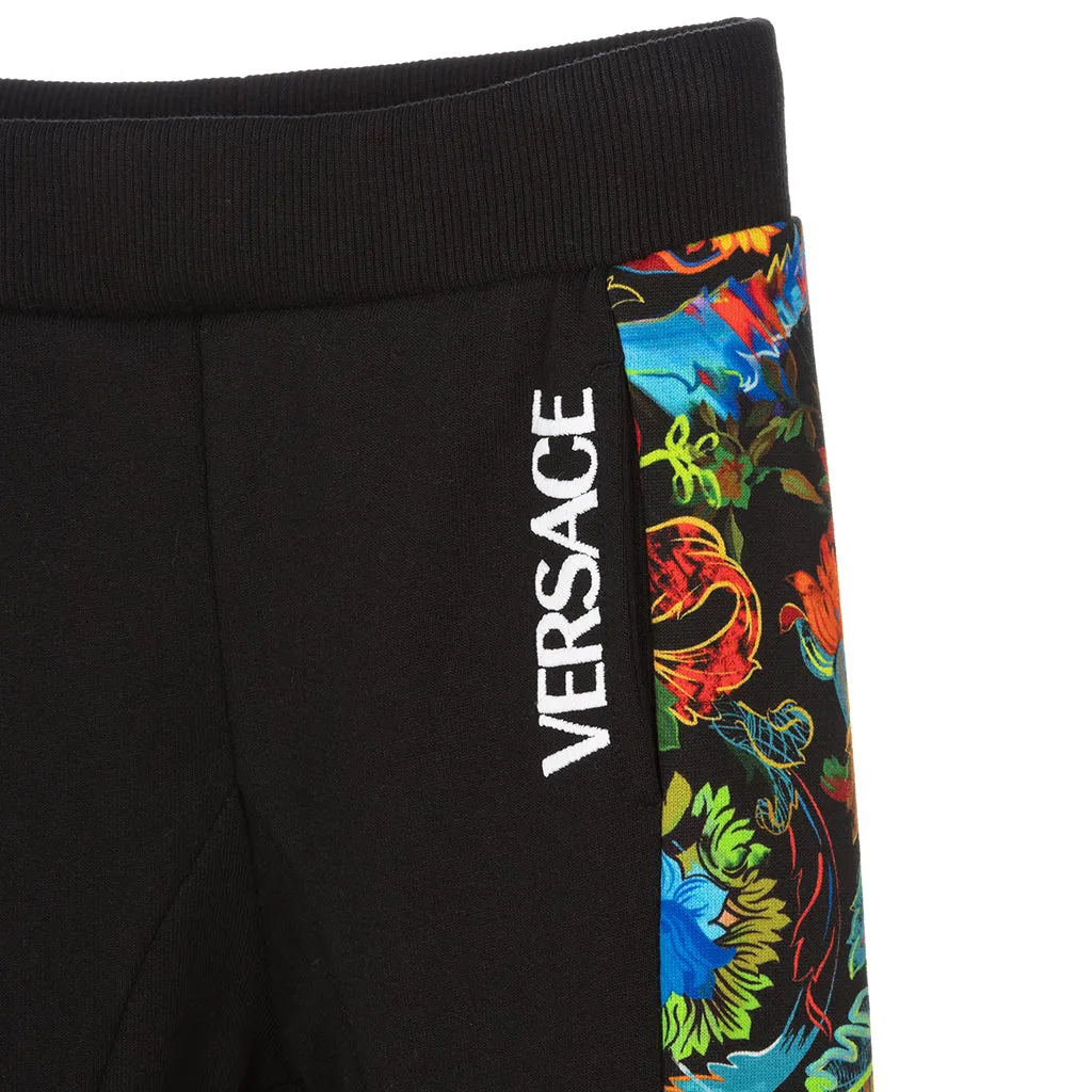 Black Kaleidoscope Logo Sweatpants