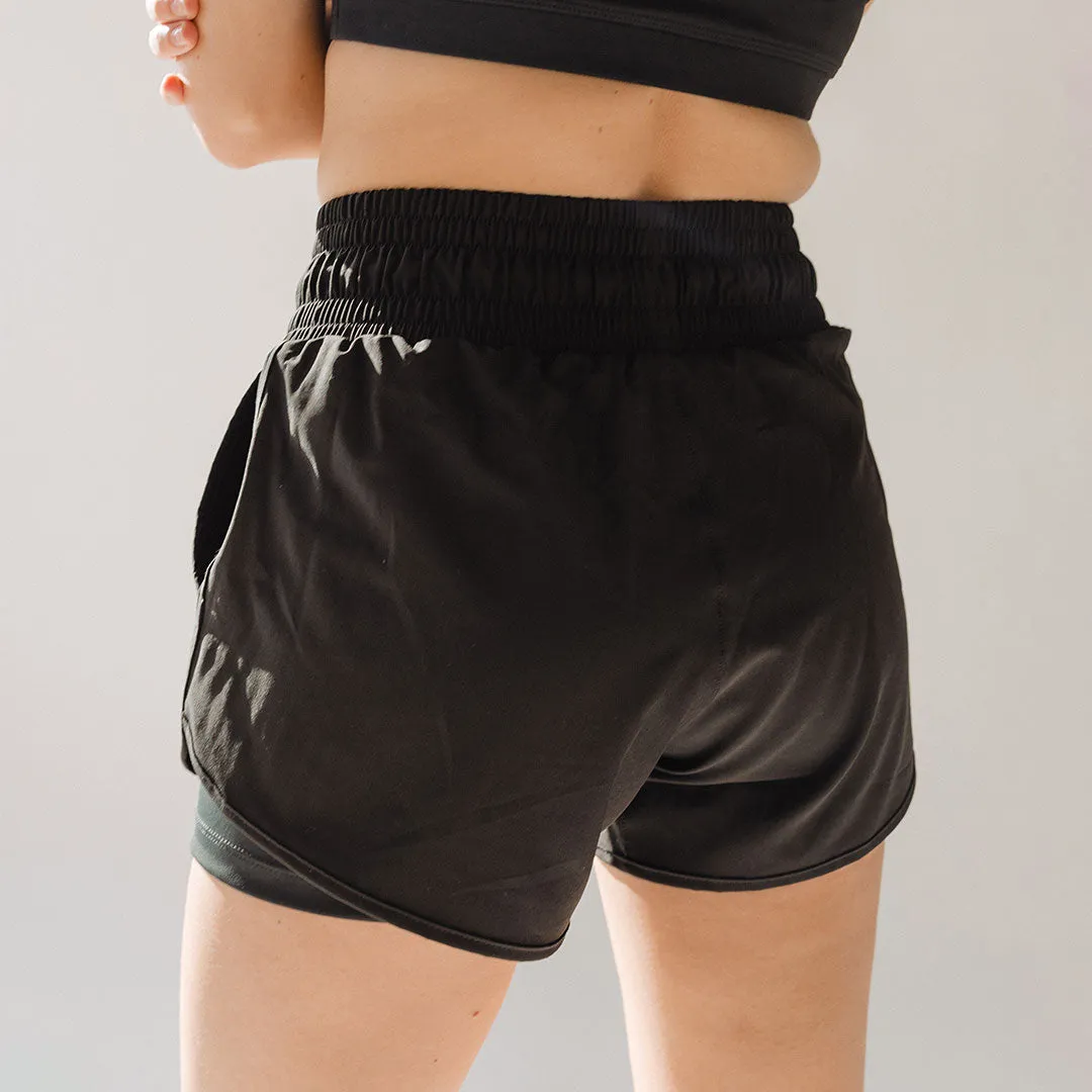 Black Lunge Shorts