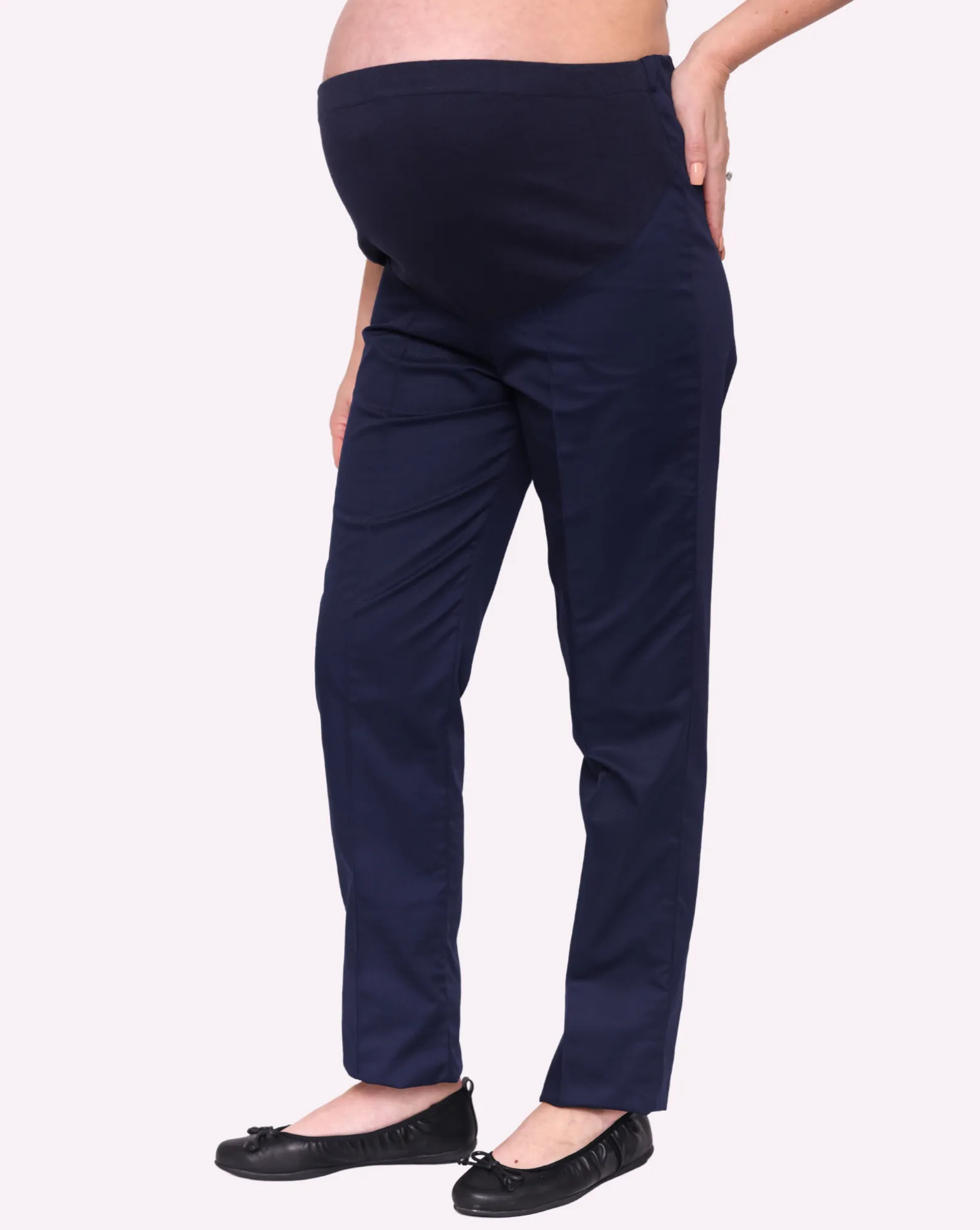 Bloom Comfort Maternity Trousers with Elastic Waistband