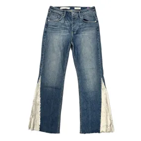 Blue Denim Jeans Flared By Pilcro, Size: 6