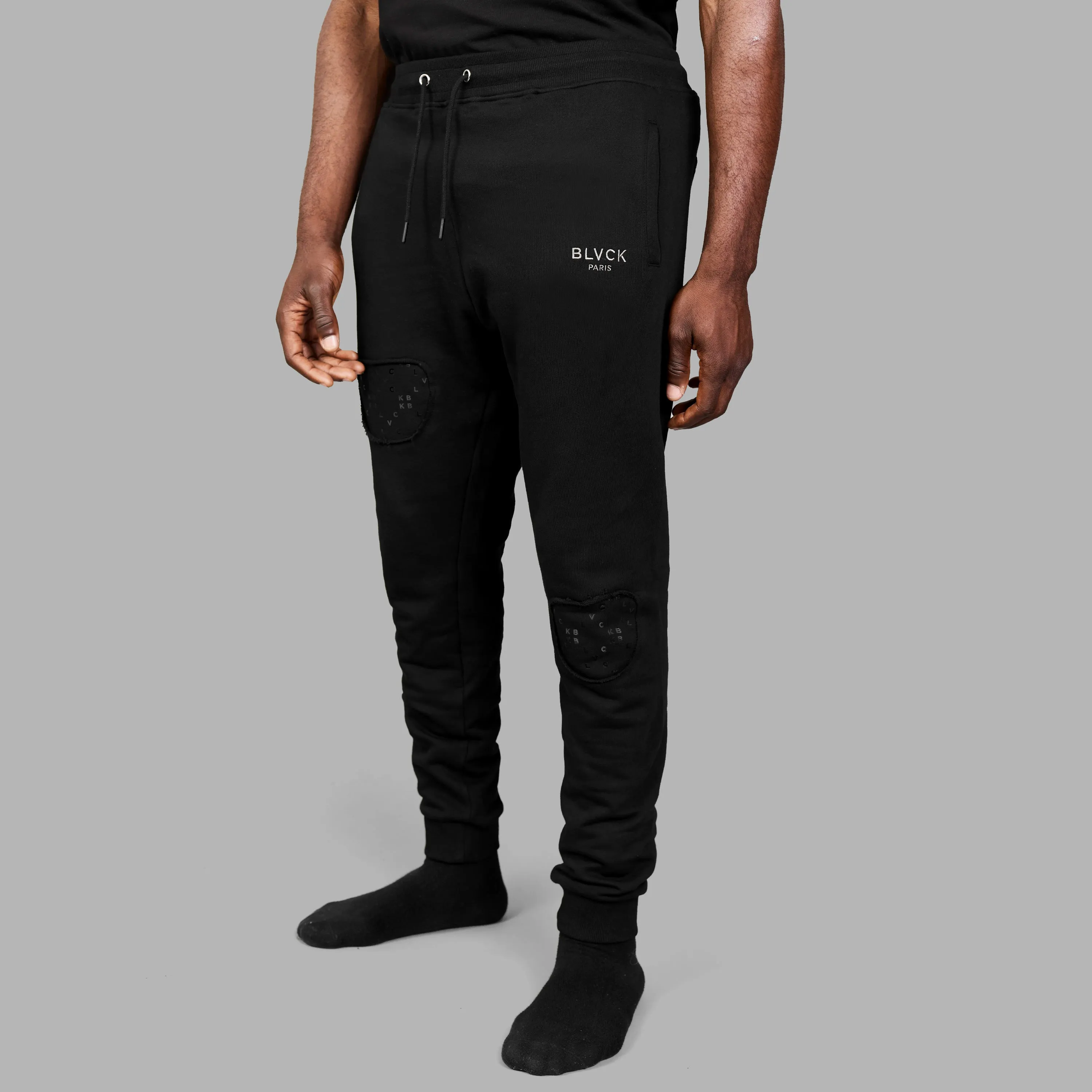 Blvck 'Monogram Torn' Sweatpants