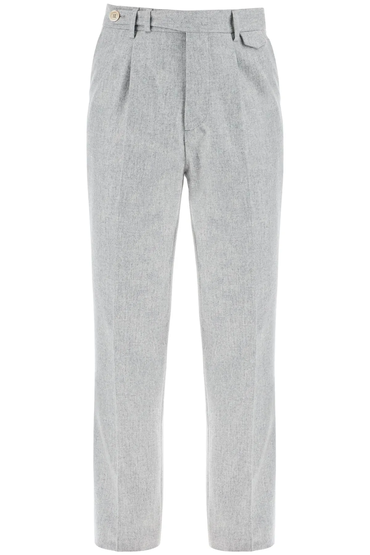 BRUNELLO CUCINELLI "flannel leisure fit pants for