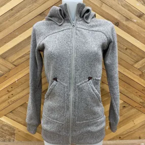 Burton - zip up sweater - MSRP $99: Grey and white-women-XS