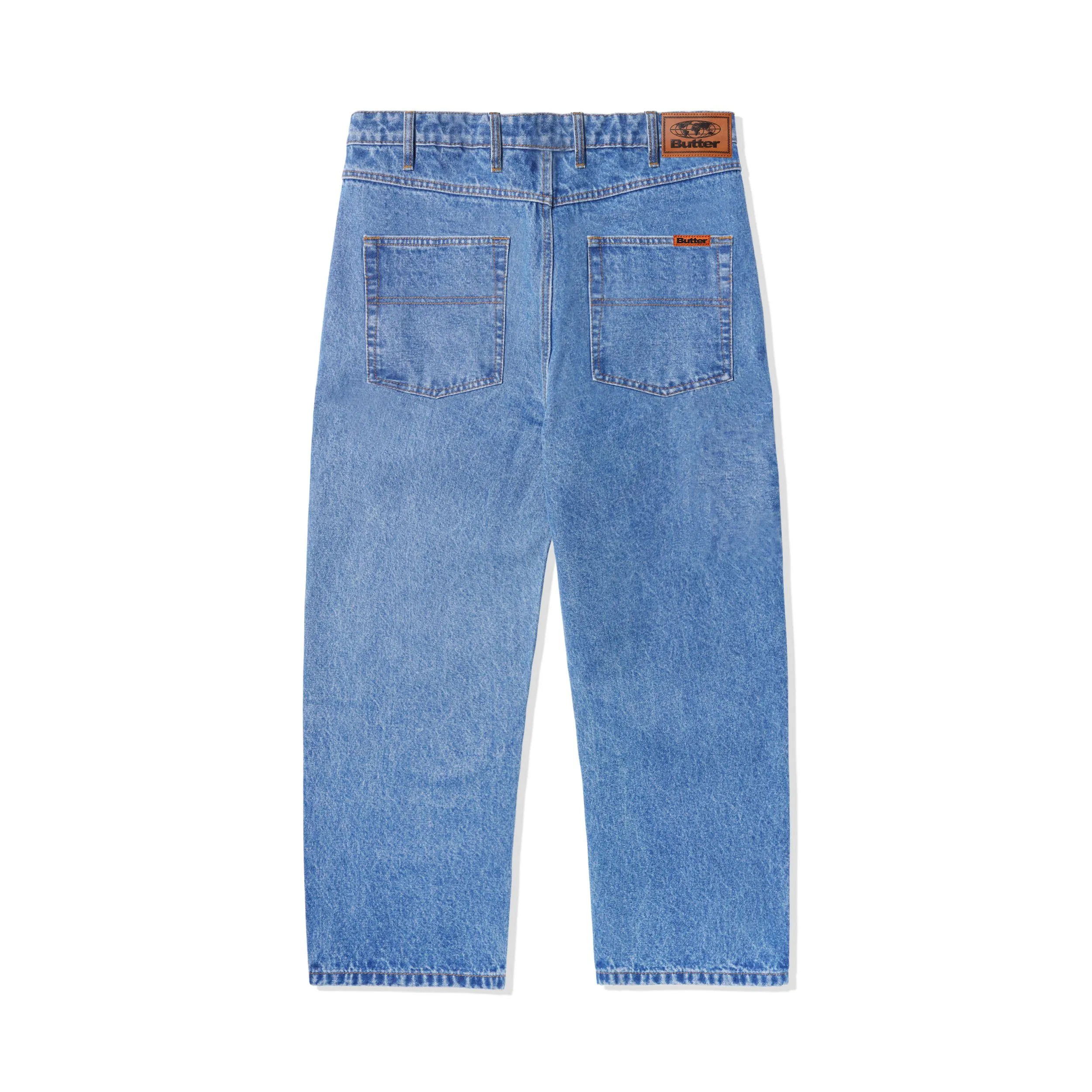 Butter Goods Relaxed Denim Jeans Core Q324 Washed Indigo