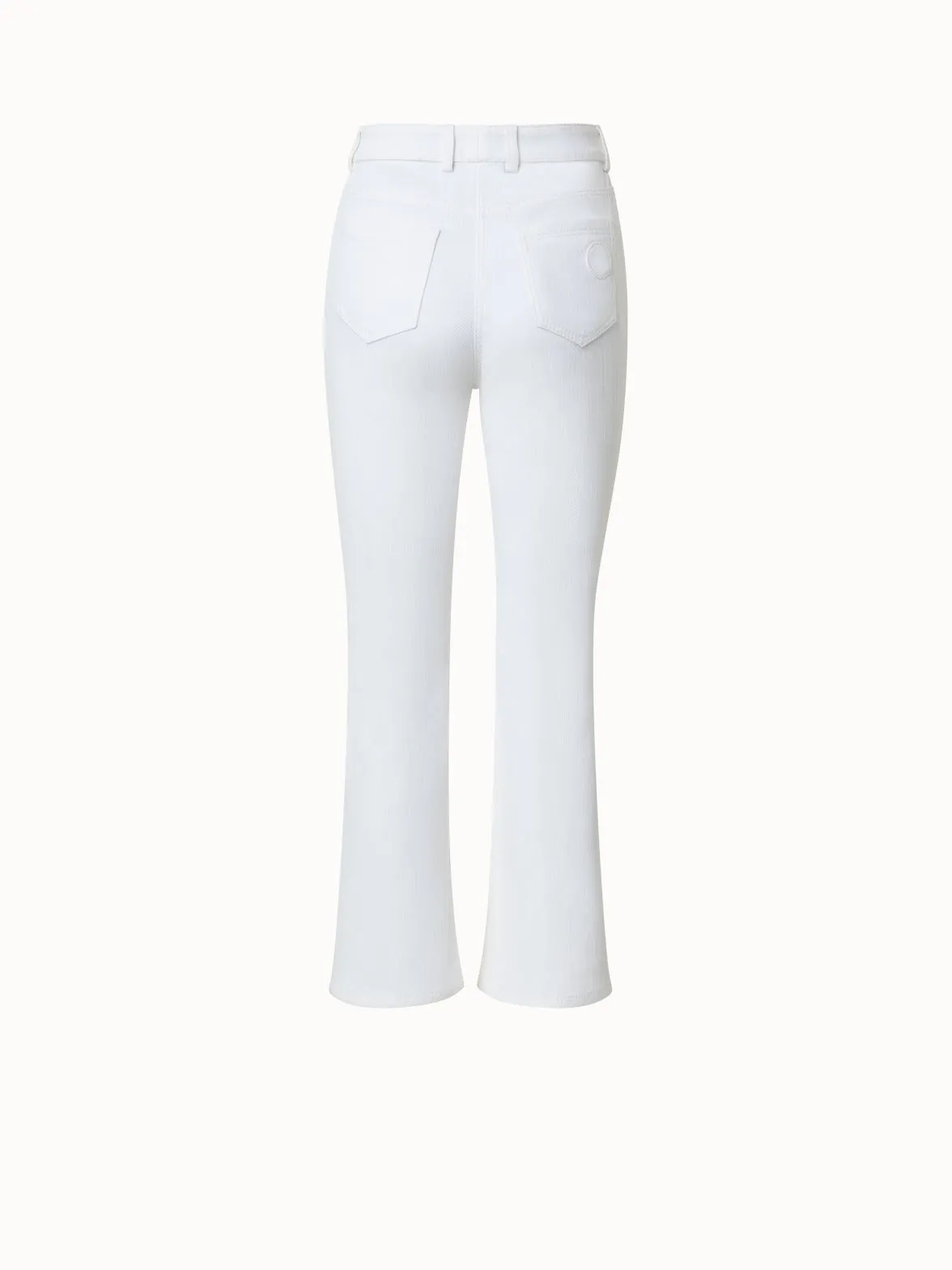 Cali Cotton Stretch Cropped Bootcut Pants