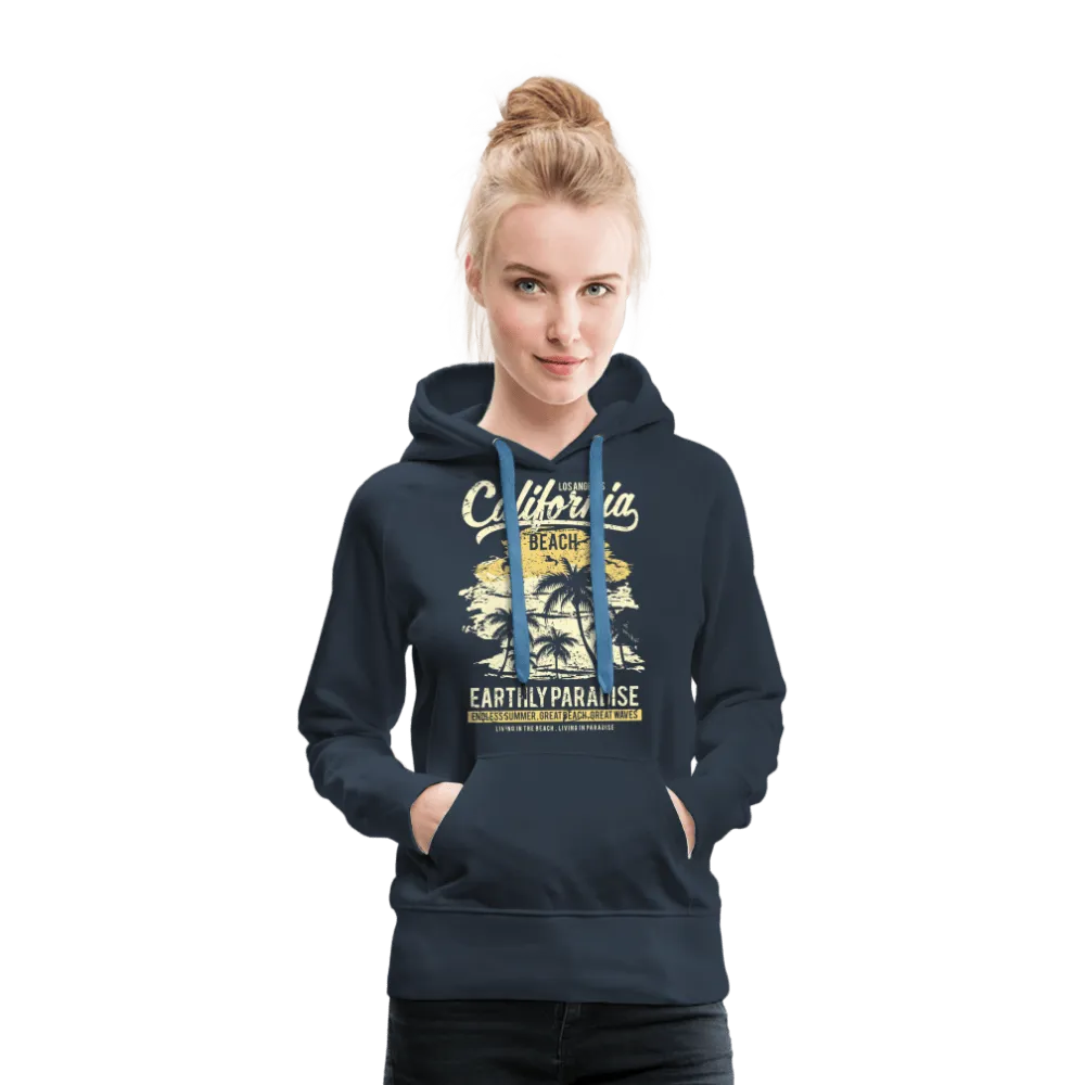 California Beach Pardise - Women’s Premium Hoodie