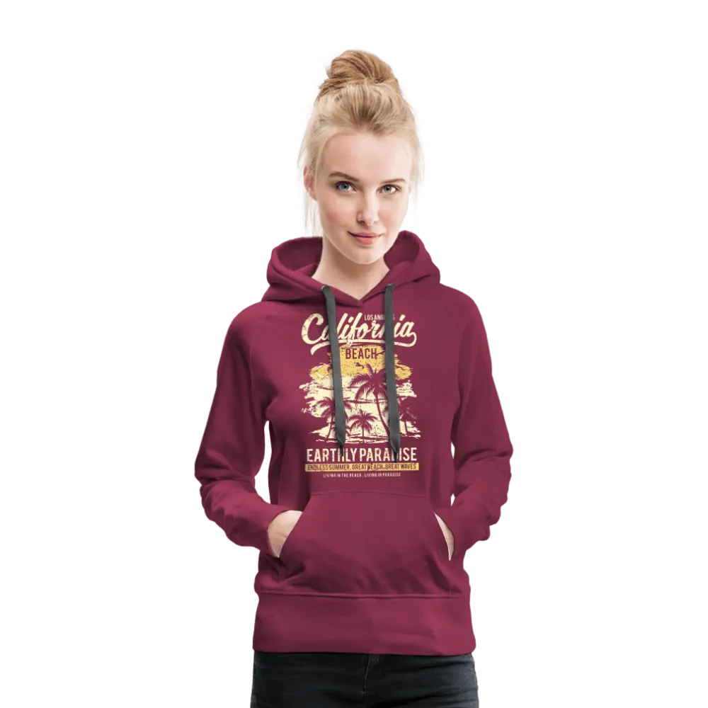 California Beach Pardise - Women’s Premium Hoodie