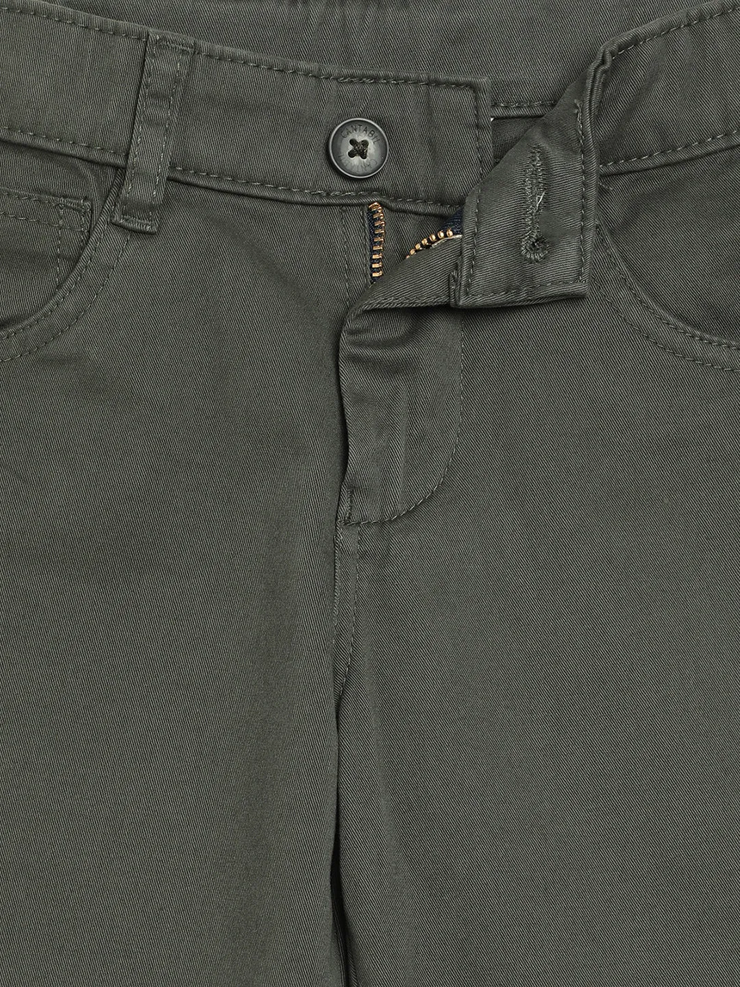 Cantabil Boy's Olive Casual Trousers