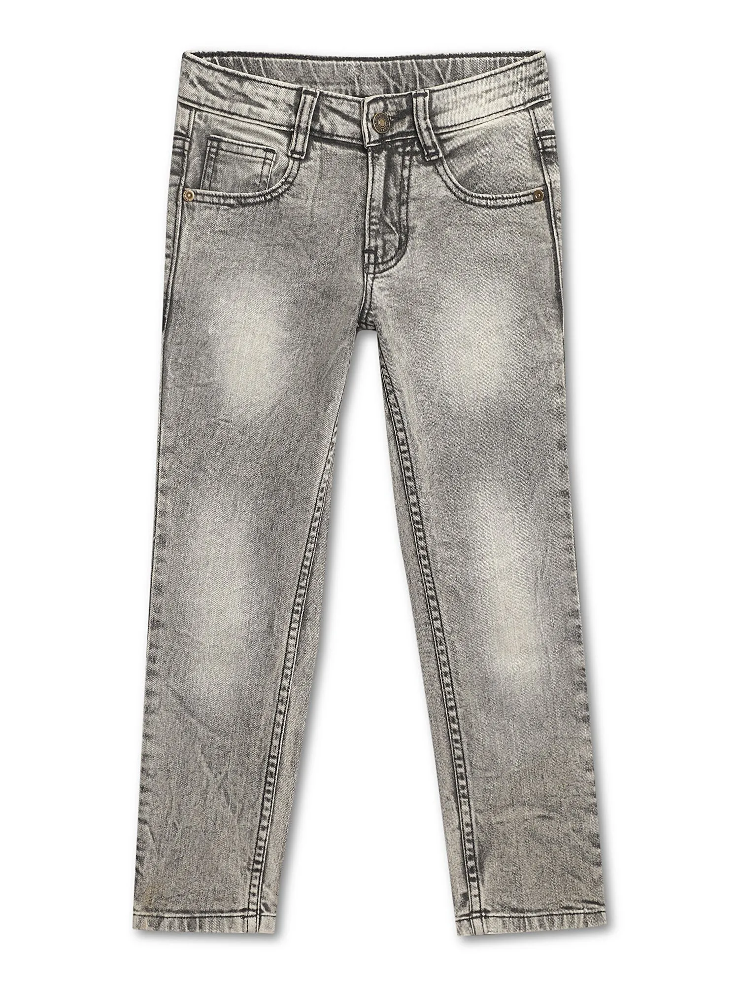 Cantabil Boys Stretchable Grey Jeans