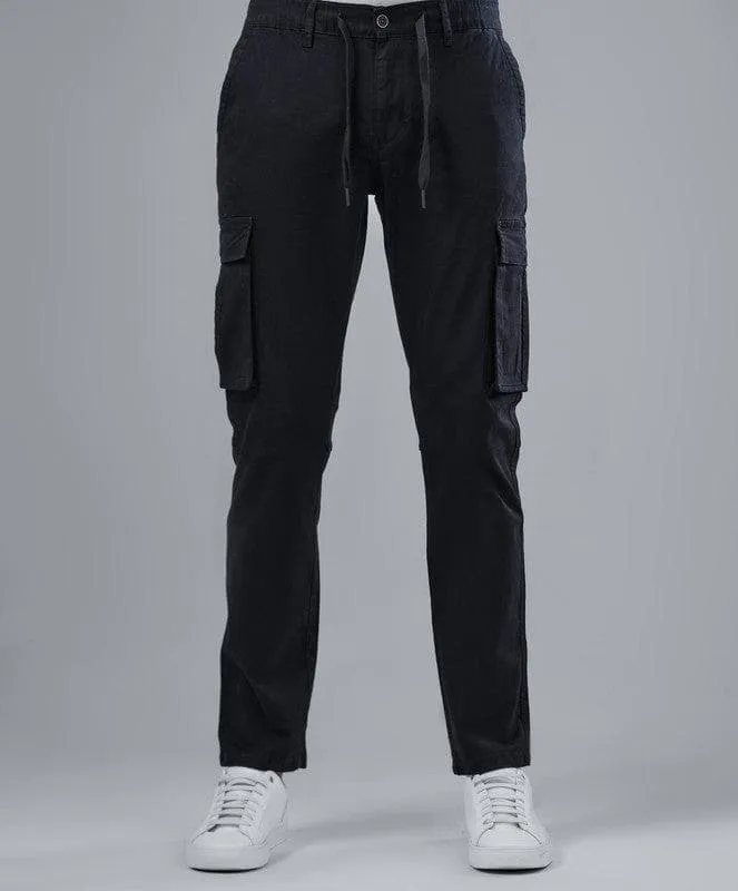 Cargo Trousers  - BLACK