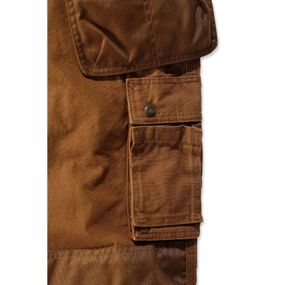 Carhartt 100233 Multi Pocket Ripstop Pant Work Trouser BROWN