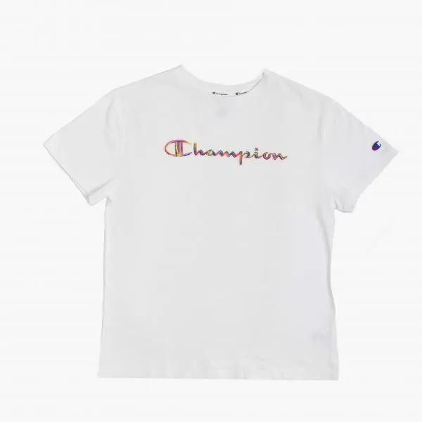 CHAMPION - Women - Paint Script Tee - White