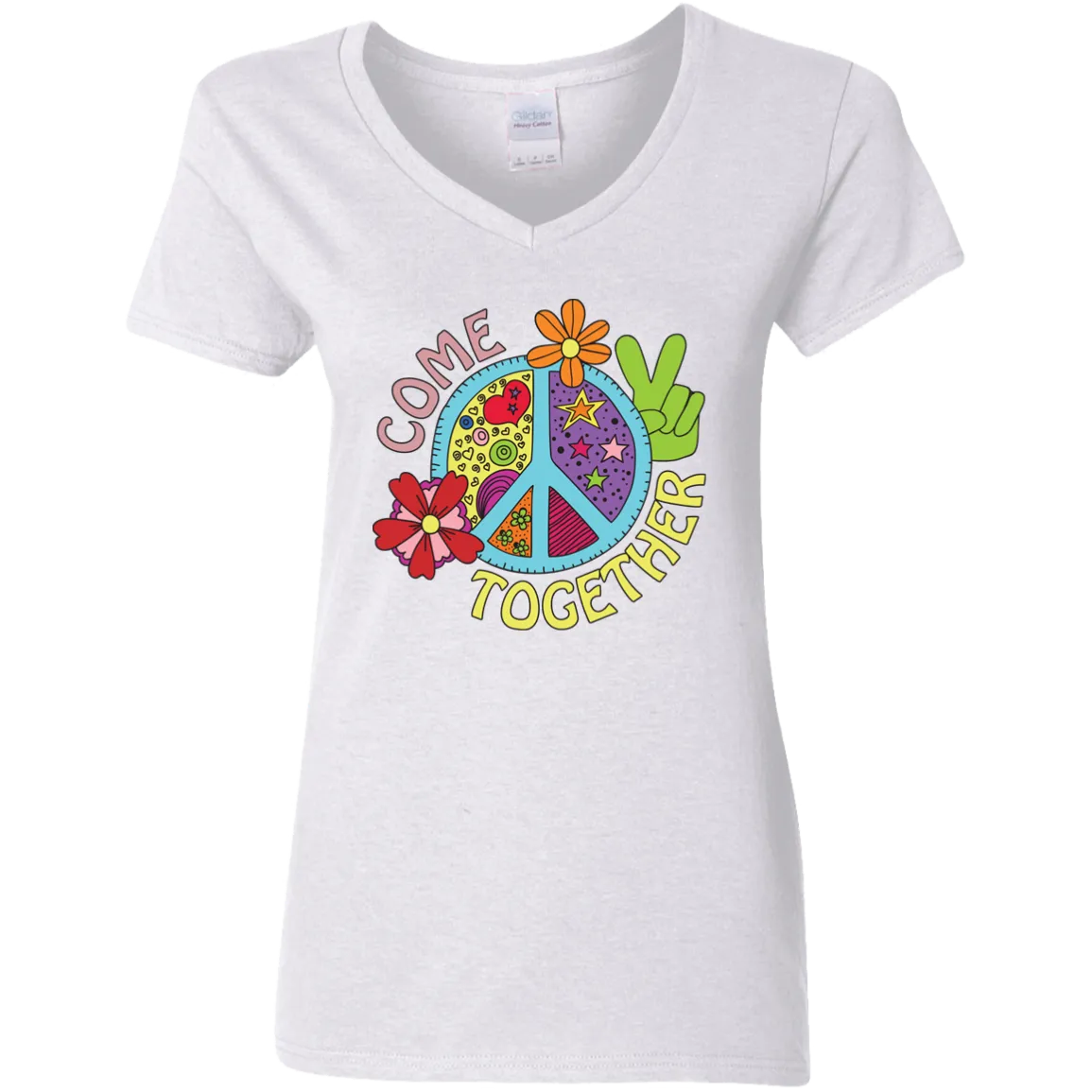 Come Together- V-Neck T-Shirt