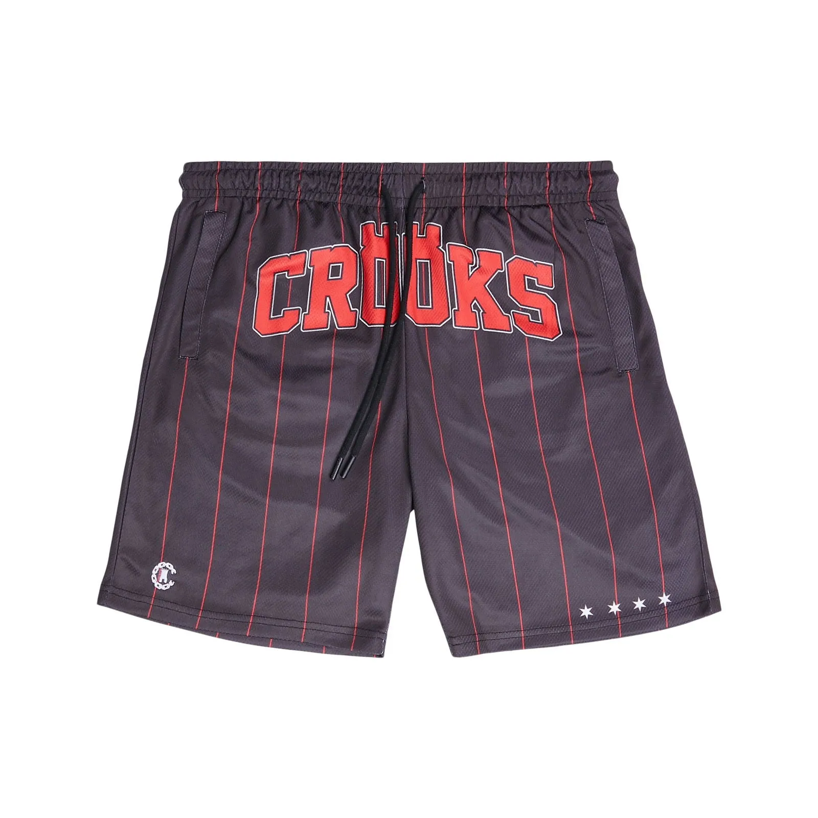 Crooks Pinstripe Mesh Shorts