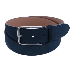 CTM® Men's Brushed Suede Italian Leather Belt