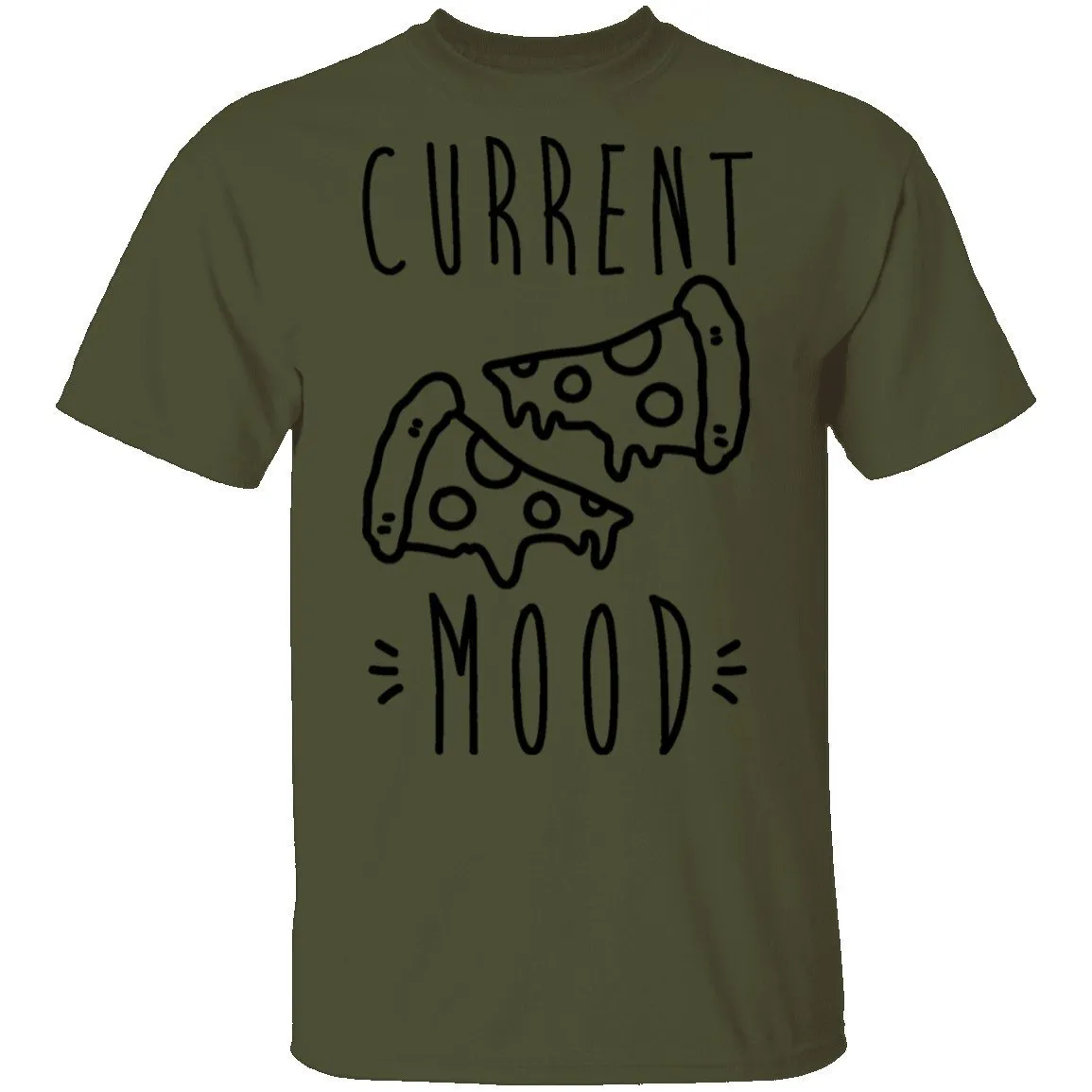 Current Mood Pizza T-Shirt