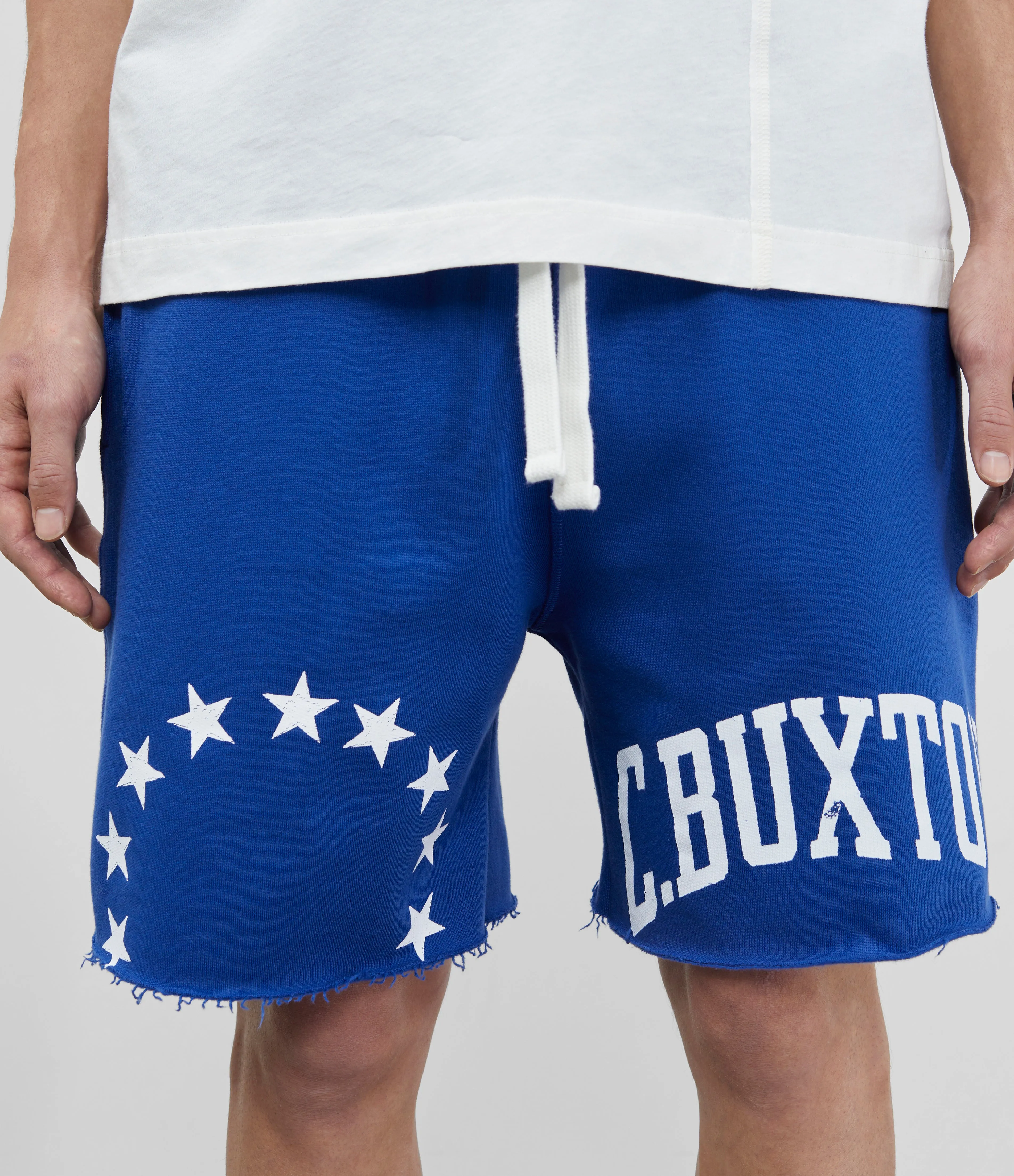 CUT OFF VARSITY SHORTS