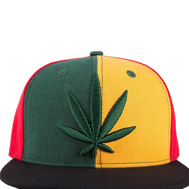 Dank Master Rasta Weed Snapback Hat