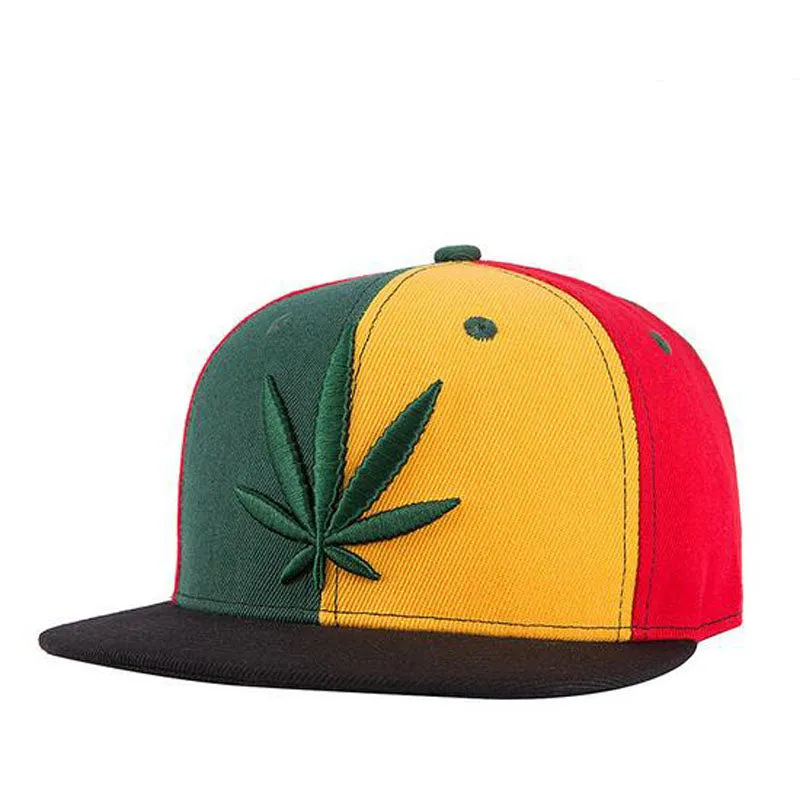 Dank Master Rasta Weed Snapback Hat