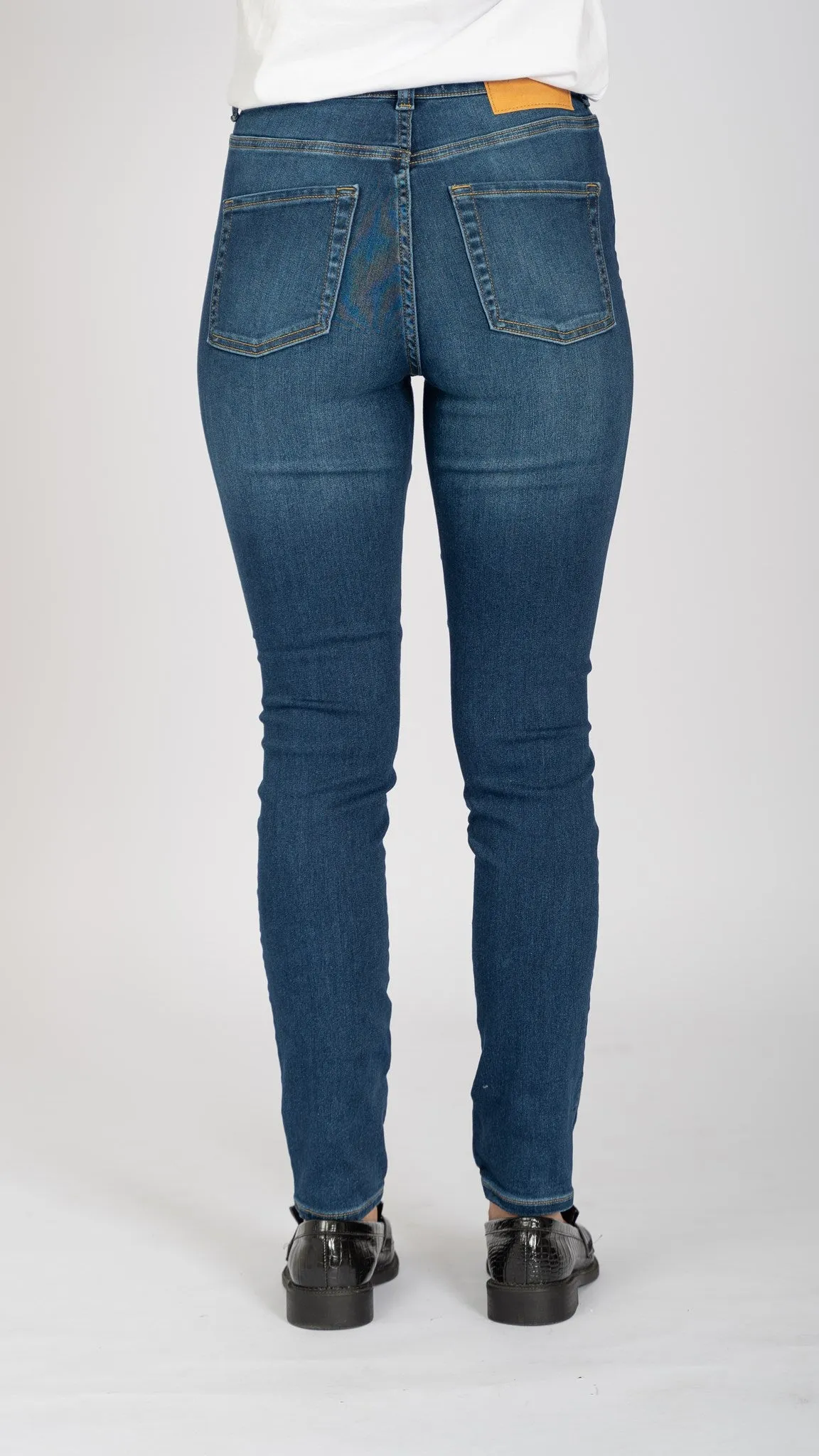 De Originale Performance Skinny Jeans - Medium Blue Denim