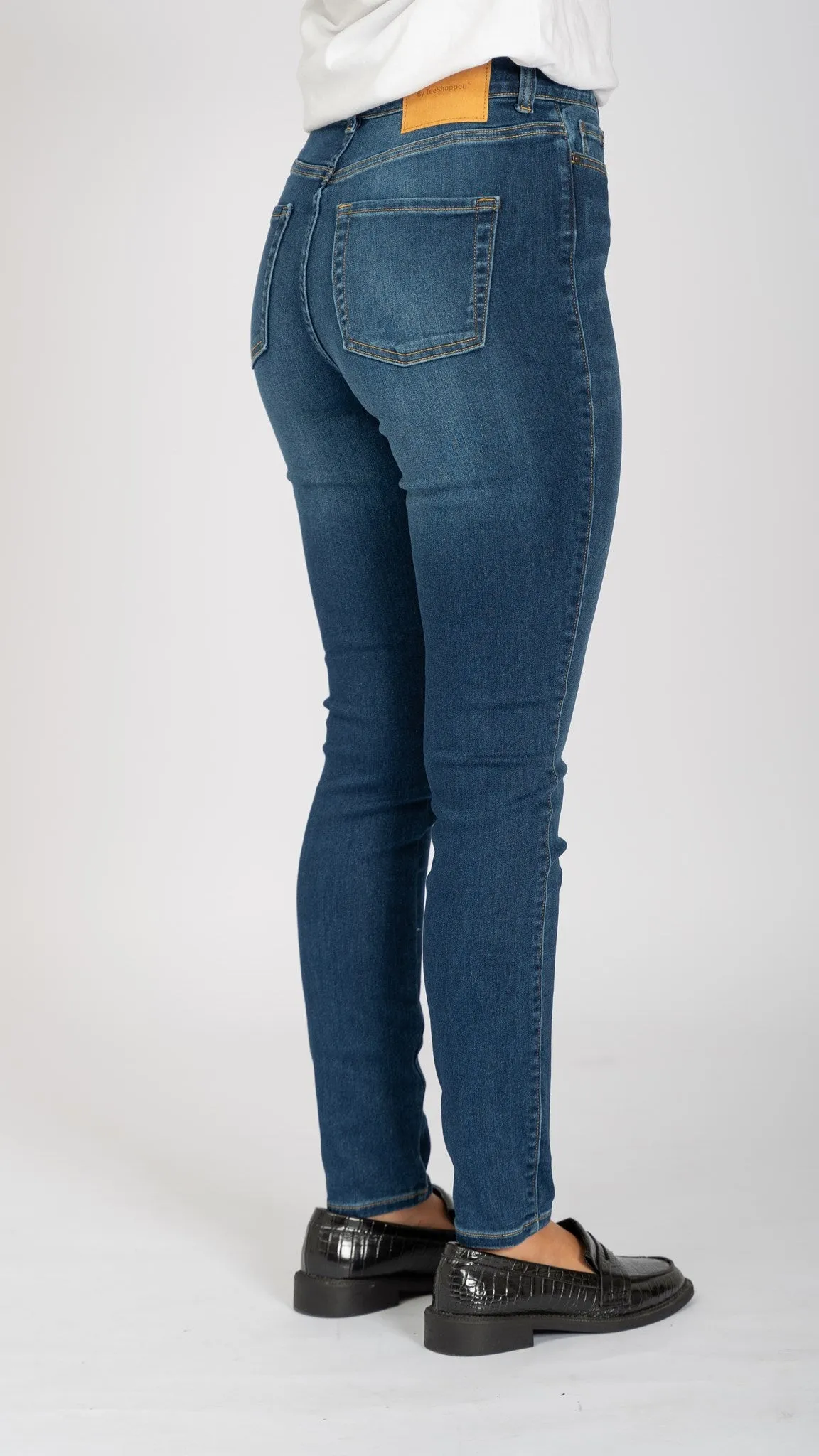 De Originale Performance Skinny Jeans - Medium Blue Denim