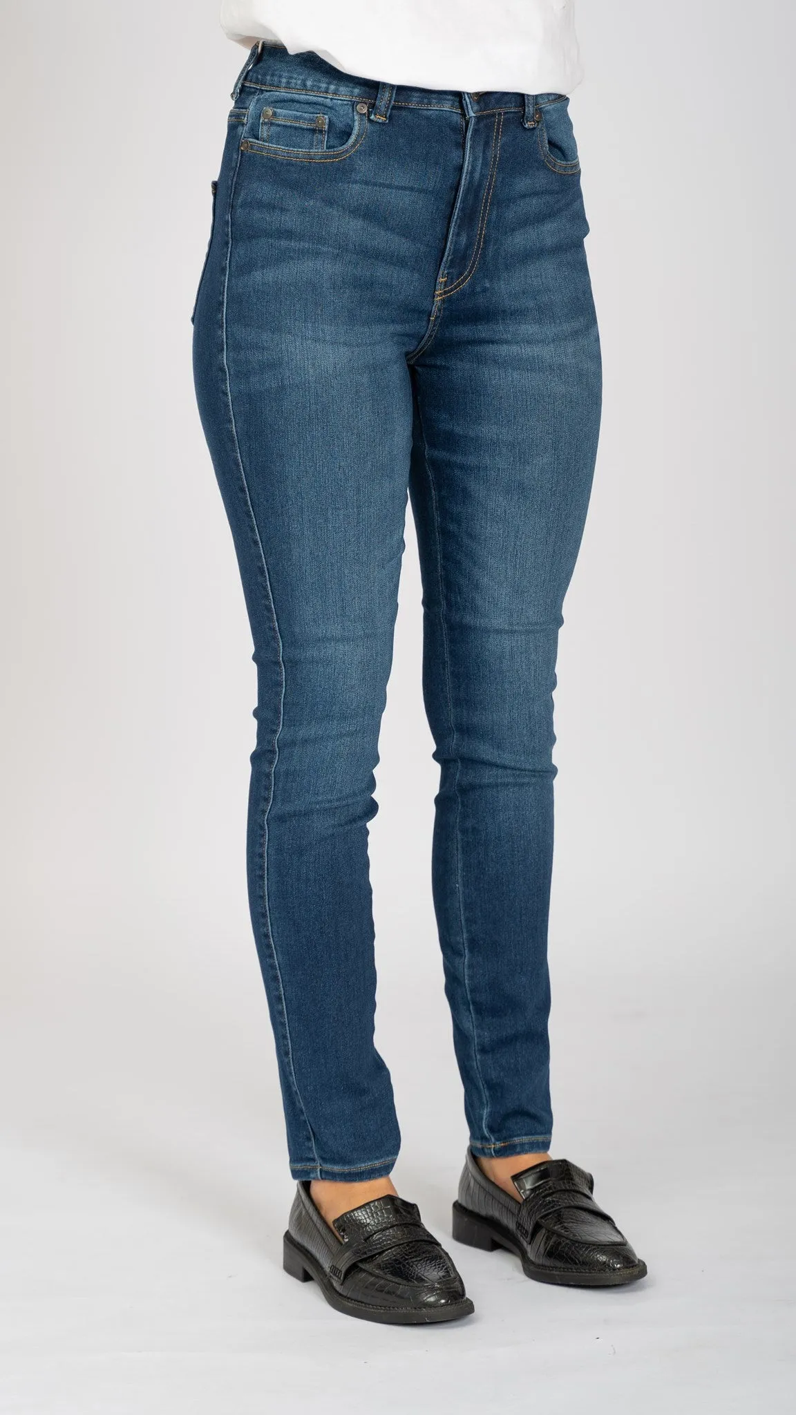 De Originale Performance Skinny Jeans - Medium Blue Denim