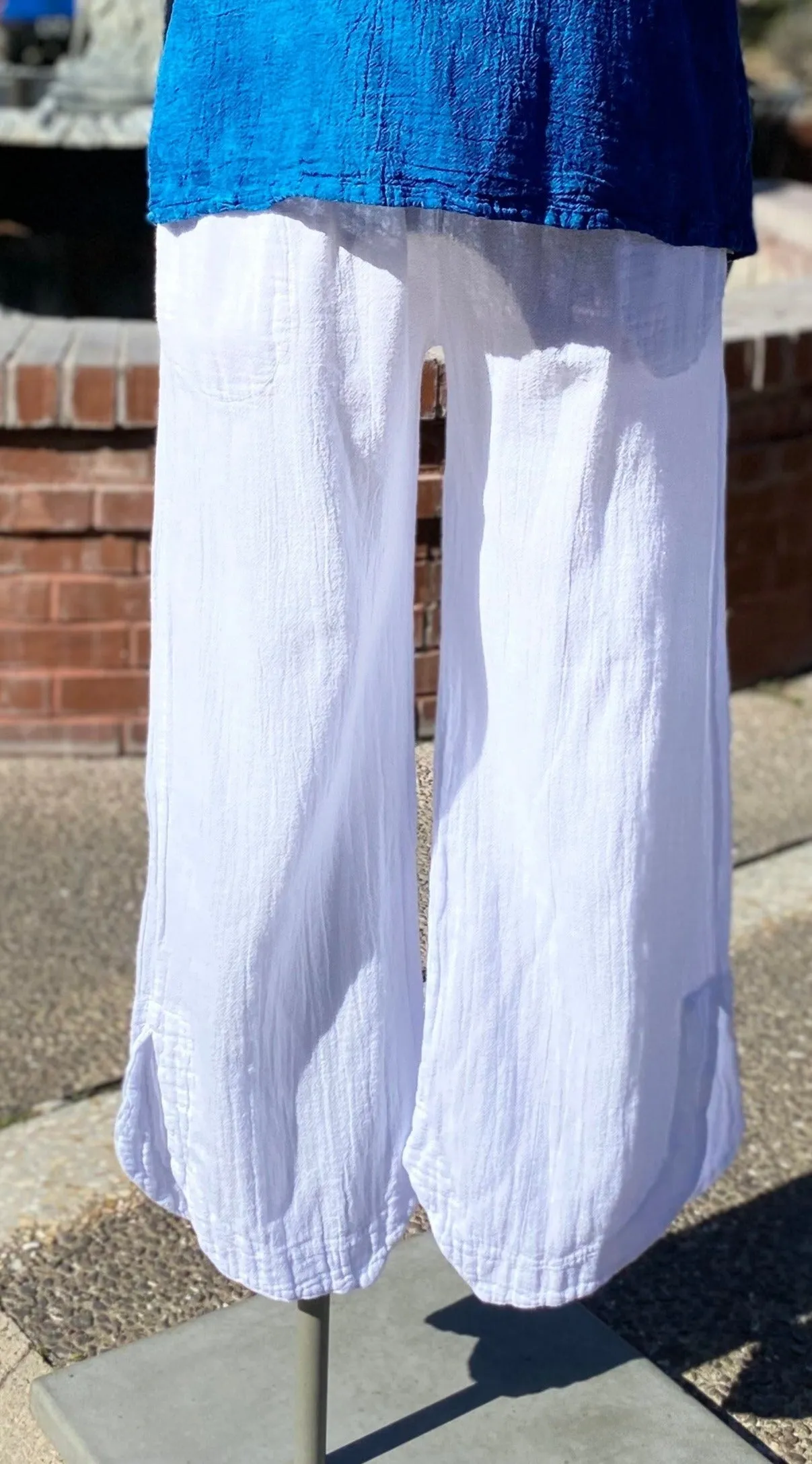 Deloris Pants 100% Cotton Gauze, With Pockets! NEW COLORS!