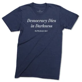 'Democracy Dies in Darkness' Washington Post T-shirt (navy)