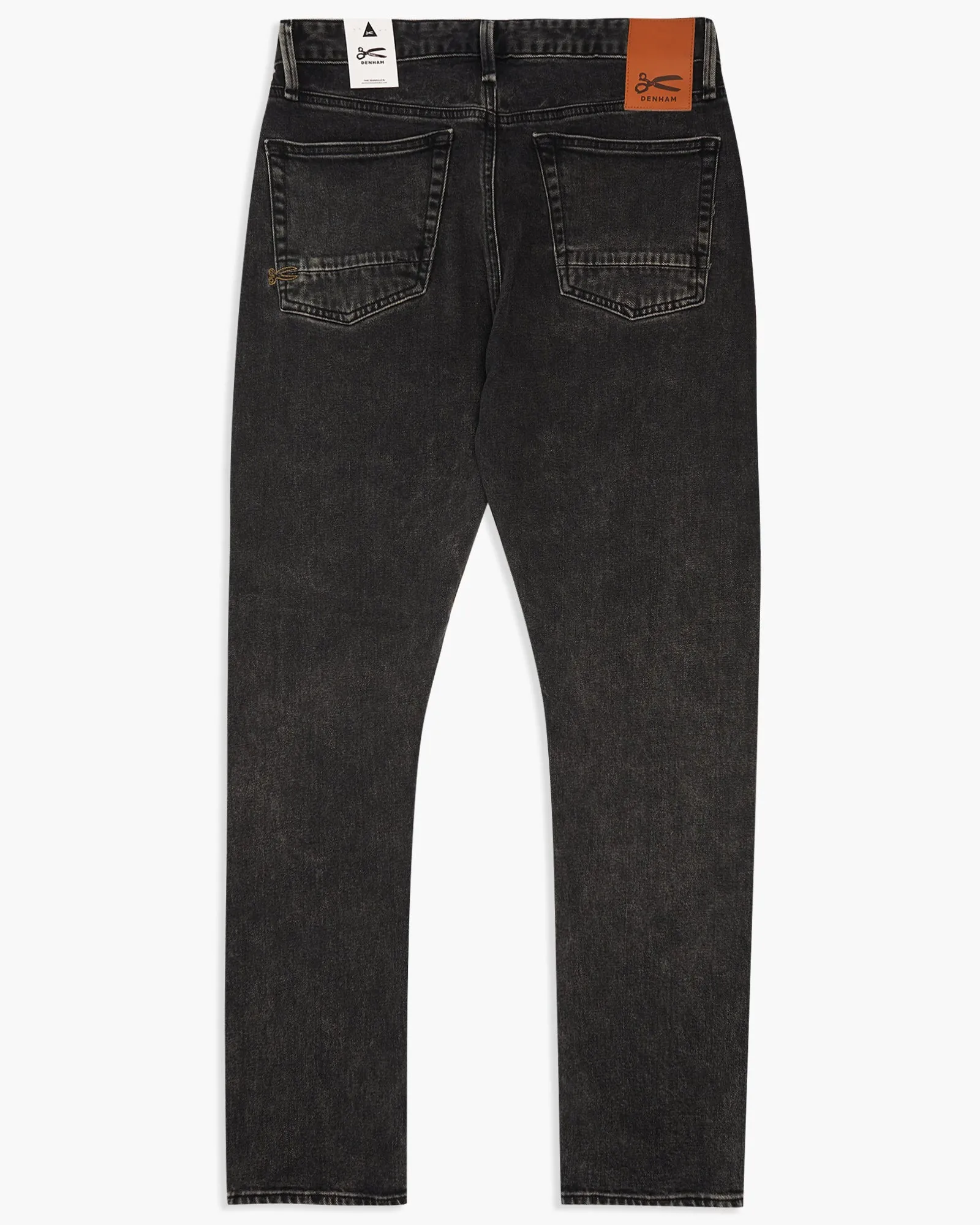 Denham Taper Relaxed Tapered Mens Jeans - STWB / Stonewashed Black